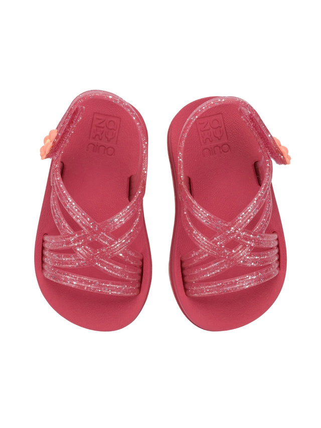Zaxy Nina Pretty Sand Baby - Dark Pink Glitter