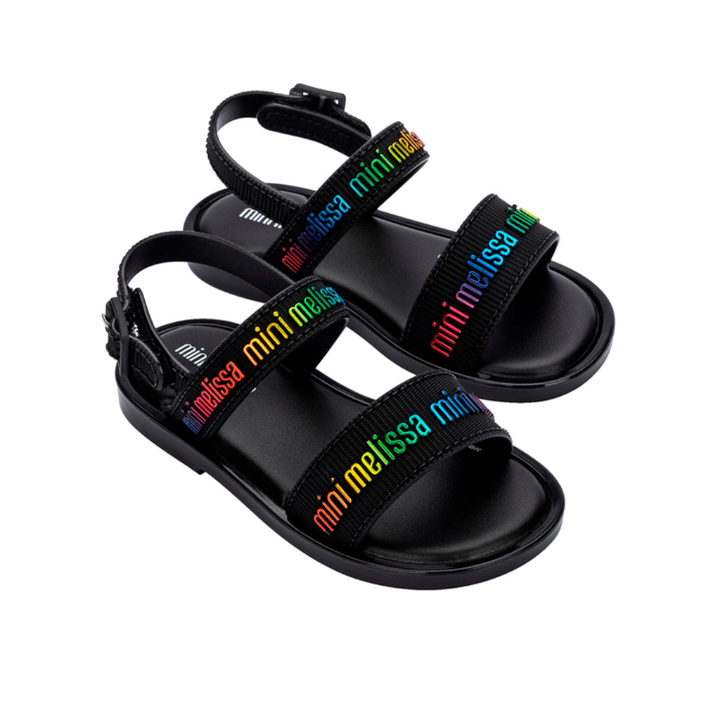 Toddler Sandals Mini Melissa Beach Slide Sandal Rainbow Mini