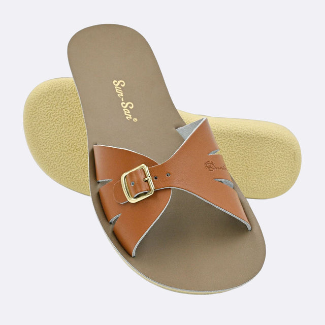 Boardwalk Slide (Ladies) - Tan