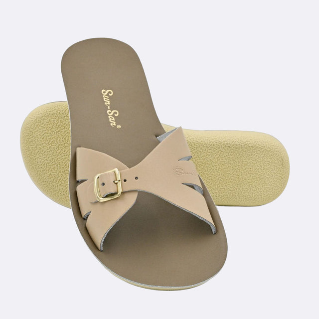 Boardwalk Slide (Ladies) - Latte