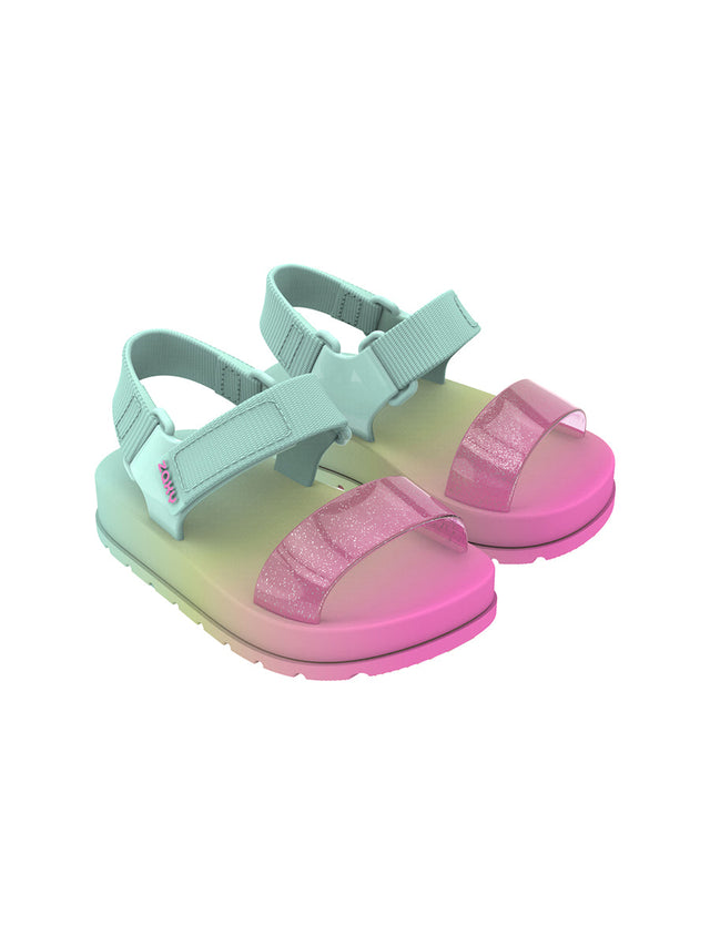 Zaxy Nina Moderninha Baby - Light Green / Glitter Pink