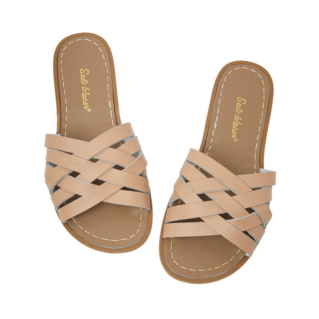 Salt-Water Retro Slide (Ladies) - Latte