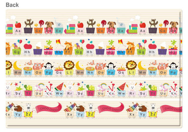 REGULAR Double Sided Play Mat – Hot Air Balloon Alphabet