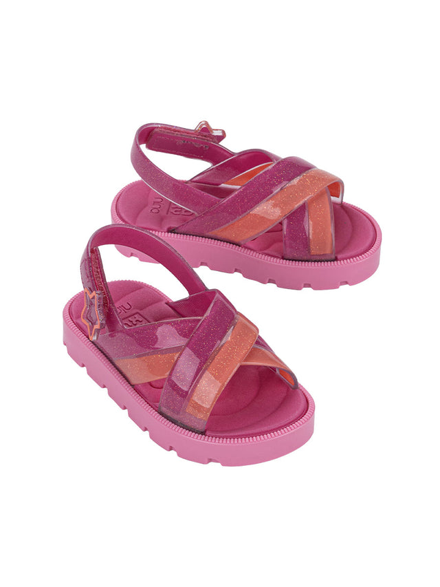 Zaxy Nina Rainbow Sand Baby - Flowers Pink/Orange