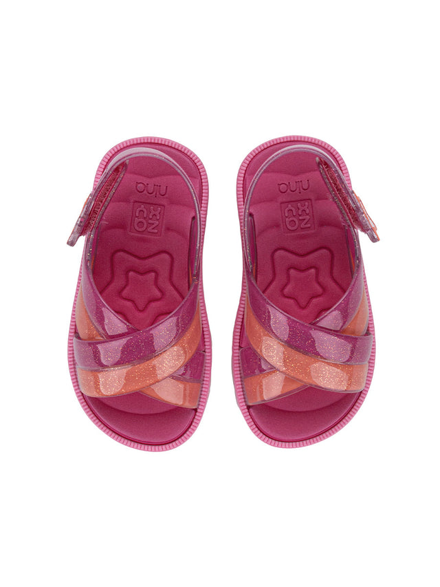 Zaxy Nina Rainbow Sand Baby - Flowers Pink/Orange