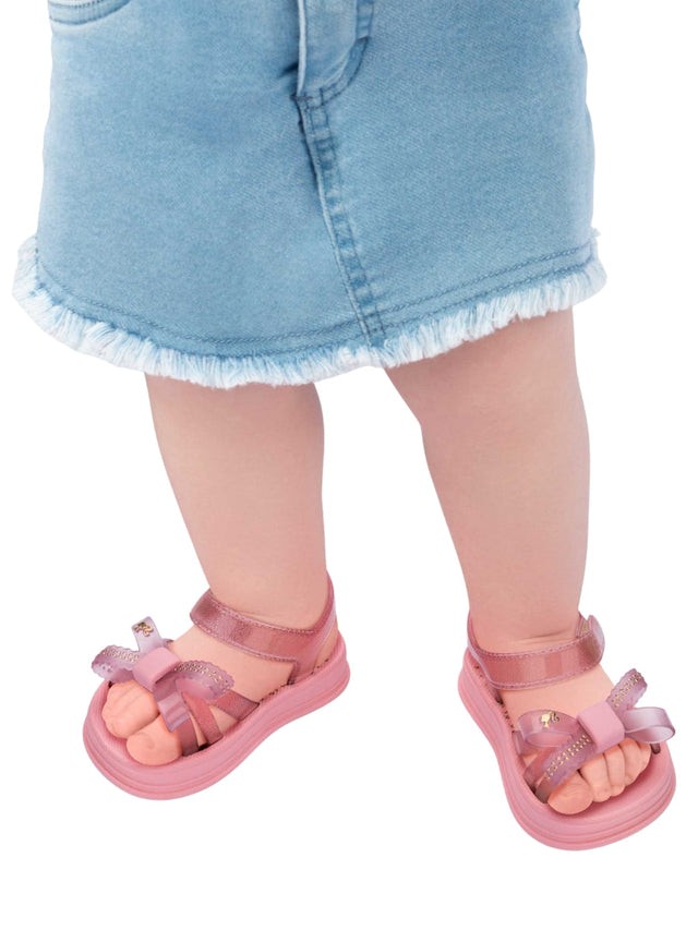 Zaxy Nina Barbie Soft Pink Sandal Baby - Pink/Gold