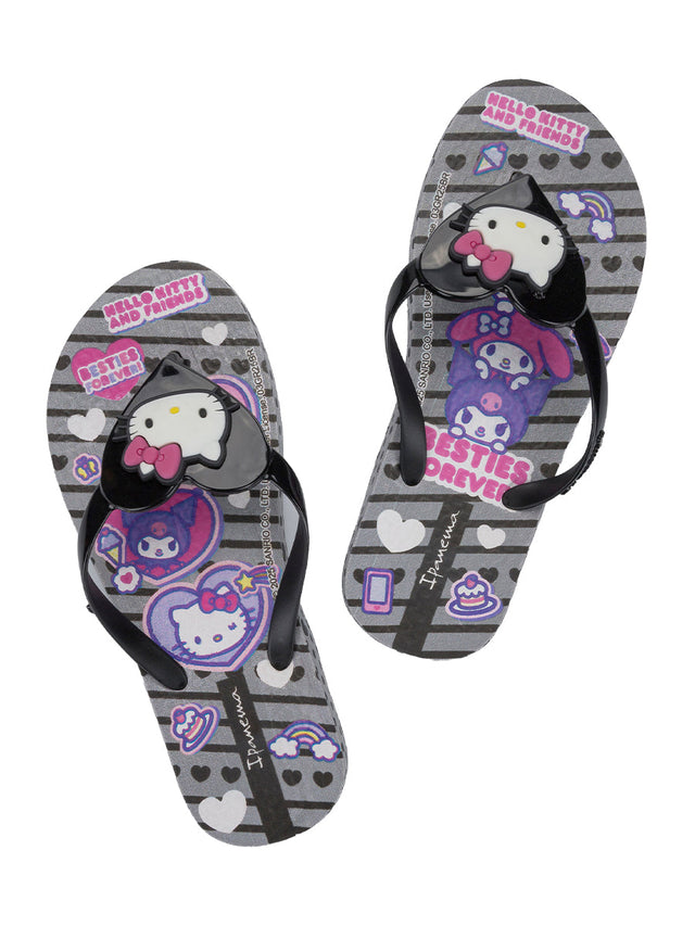 Ipanema Hello Kitty and Friends Kids and Teens - Grey/Black/Pink