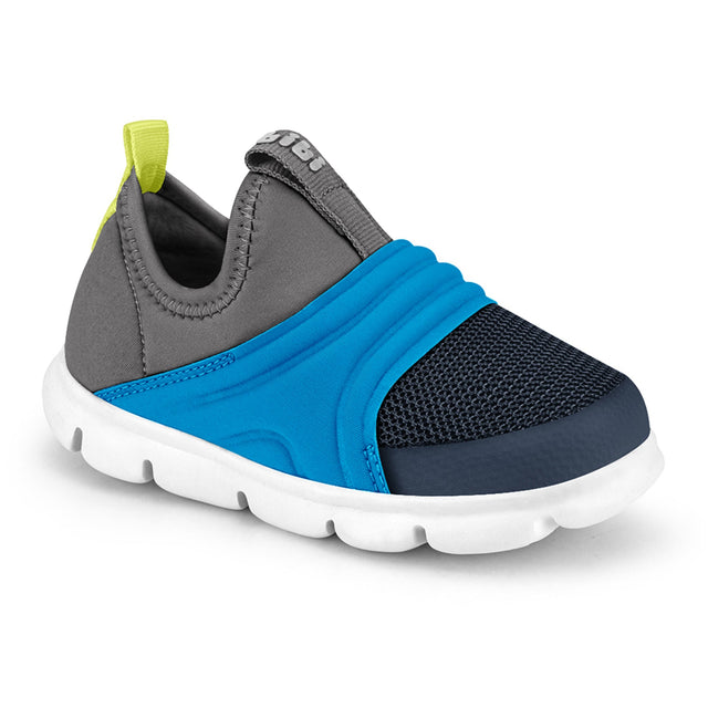 Bibi - ENERGY Baby Slip-on Sneakers - Graphite/Navy/Aqua