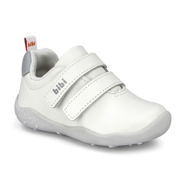 Bibi - Fisioflex Double Velcro Sneakers - White/Grey