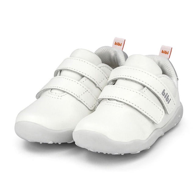 Bibi - Fisioflex Double Velcro Sneakers - White/Grey