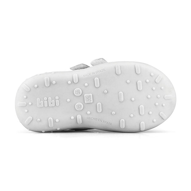 Bibi - Fisioflex Double Velcro Sneakers - White/Grey
