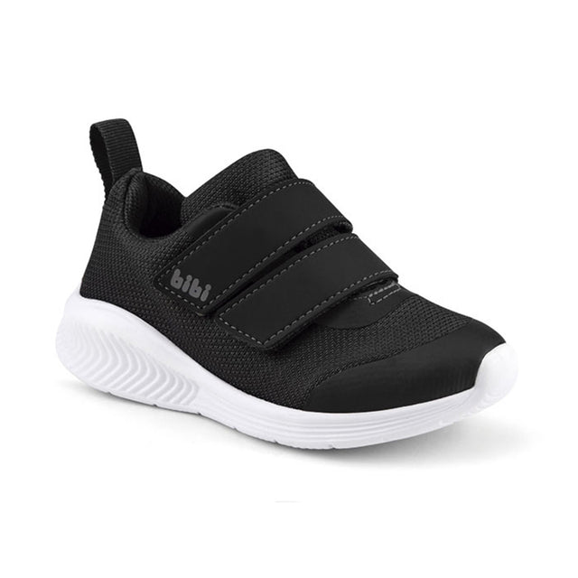 Bibi - Fly Baby Double Velcro Sneakers - Black/Graphite