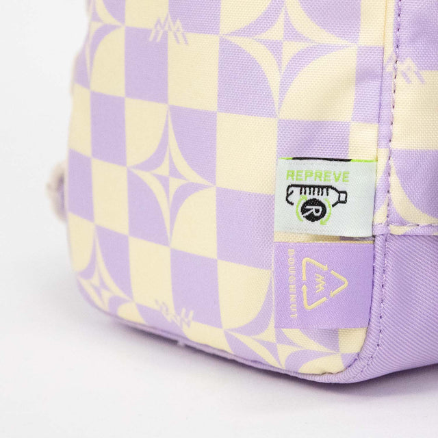 Macaroon Tiny Kaleido Series - Mushroom Checked