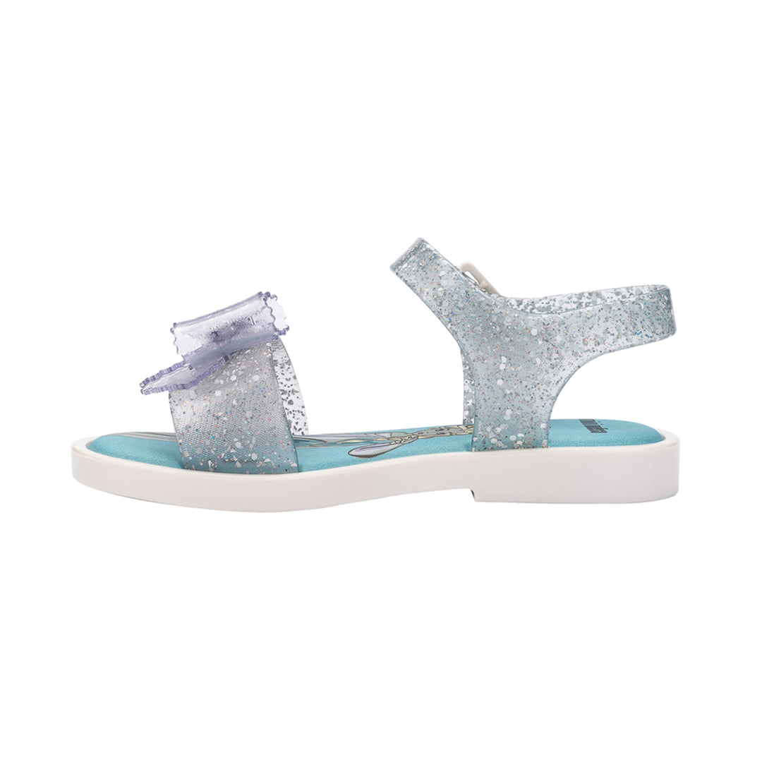 Mini Melissa Mar Sandal + Disn Baby Metallic Blue/ Red main image 1