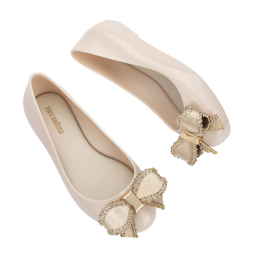 Mini Melissa Sweet Love Picnic Sandal, Pearly Red