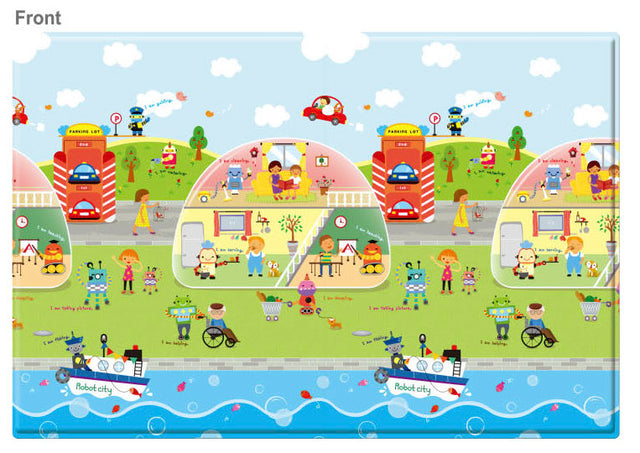 REGULAR Double Sided Play Mat – Robot City